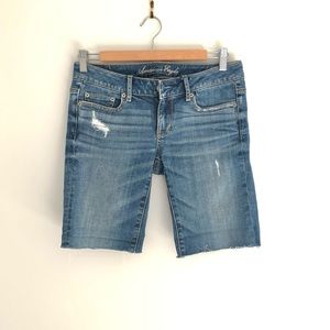 American eagle stretchy jean shorts